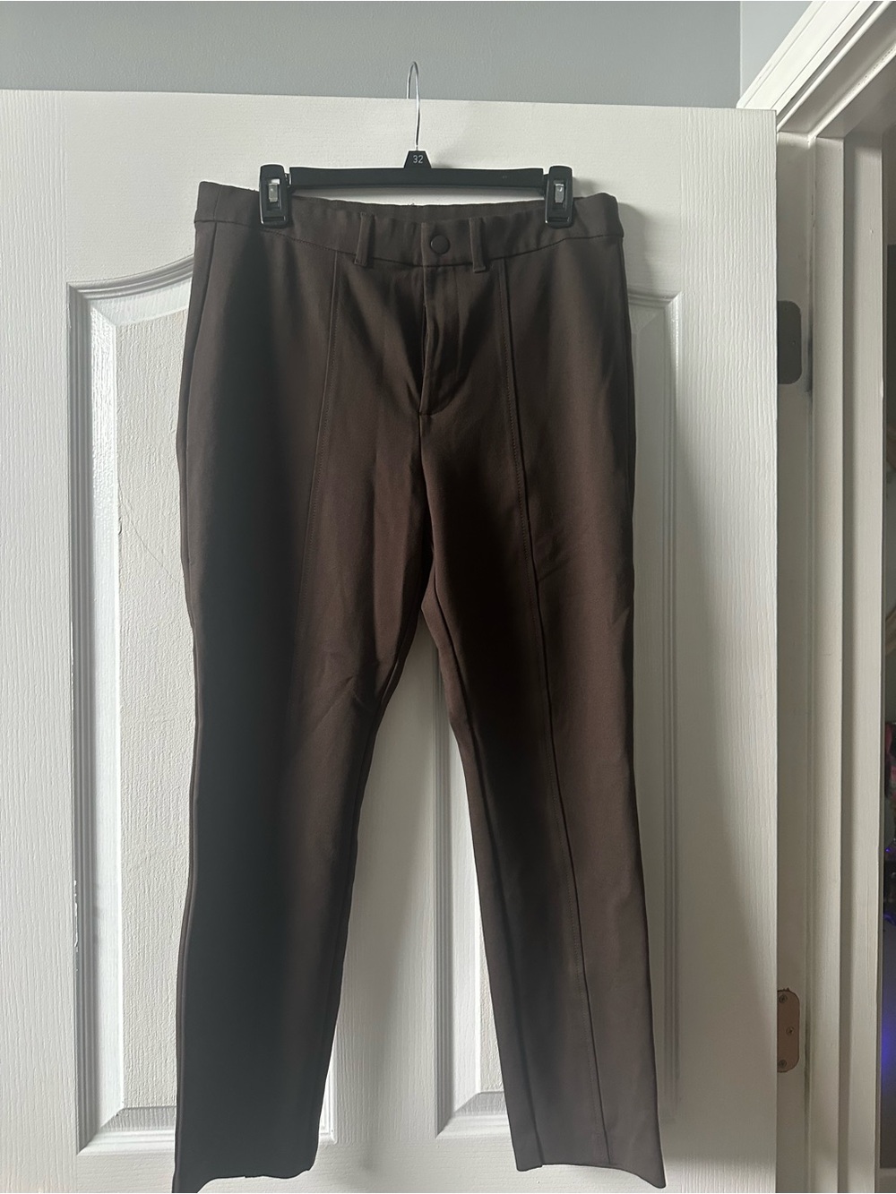 GAP Women's Dark Brown Skinny Dress Pants